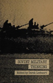 Cover of: Soviet military thinking