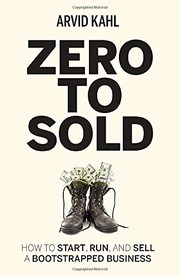 Cover of: Zero to Sold by Arvid Kahl