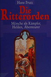 Cover of: Die Ritterorden by Hans Prutz
