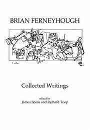 Cover of: Brian Ferneyhough by 