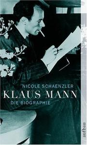 Cover of: Klaus Mann. Eine Biographie.