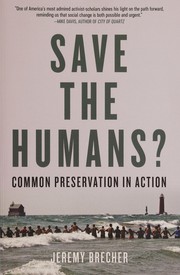 Cover of: Save the humans? by Jeremy Brecher