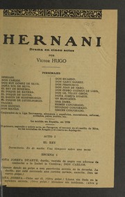 Hernani by Victor Hugo, Hugo