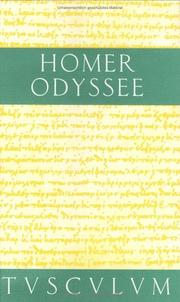 Cover of: Odyssee. Mit Urtext, Anhang und Registern.