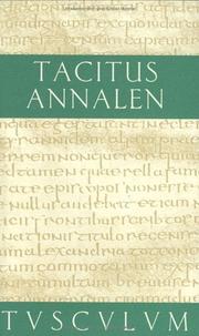 Annalen by P. Cornelius Tacitus