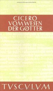 Cover of: Vom Wesen der Götter. Lateinisch - deutsch.