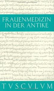 Cover of: Frauenmedizin in der Antike.