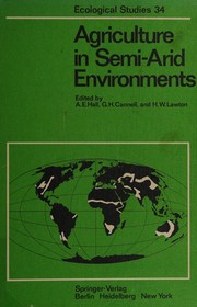 Cover of: Agriculture in semi-arid environments