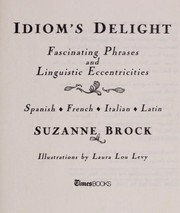 Idiom's delight by Suzanne Brock