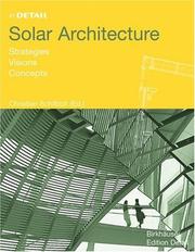 Cover of: In Detail: Solar Architecture