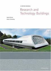 Cover of: Research and Technology Buildings by Hardo Braun, Dieter Grömling