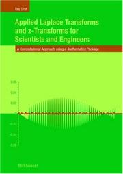 Cover of: Applied Laplace Transforms and z-Transforms for Scientists and Engineers: A Computational Approach Using a Mathematica Package