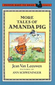 Cover of: More Tales of Amanda Pig by Jean Van Leeuwen