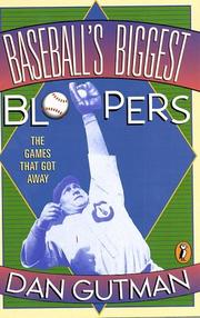 Cover of: Baseball's Biggest Bloopers by Dan Gutman