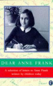 Cover of: Dear Anne Frank by Various