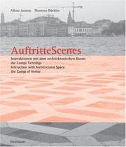 Cover of: Auftritte Scenes: Interaction with Architectural Space, the Campi of Venice