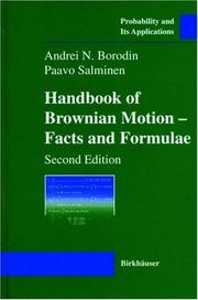 Cover of: Handbook of Brownian motion by A. N. Borodin