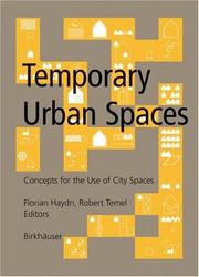 Cover of: Temporary Urban Spaces: Concepts for the Use of City Spaces