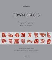 Cover of: Town Spaces by Rob Krier, Hans Ibelings, Philipp Meuser, Harald Bodenschatz