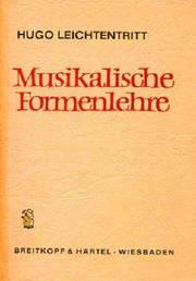 Cover of: Musikalische Formenlehre.