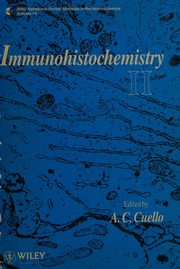 Cover of: Immunohistochemistry II by edited by A.C. Cuello.