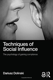 Cover of: Techniques of Social Influence by Dariusz Dolinski
