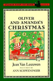 Cover of: Oliver and Amanda's Christmas by Jean Van Leeuwen