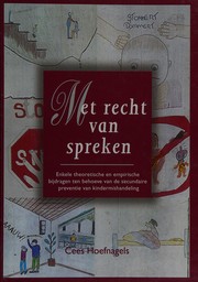 Cover of: Met recht van spreken by Cees Hoefnagels