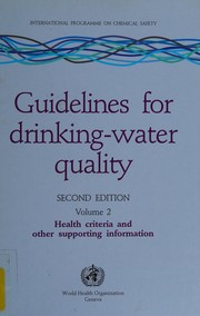 Cover of: Guidelines for drinking-water quality.