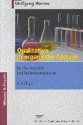 Cover of: Qualitative anorganische Analyse für Pharmazeuten und Naturwissenschaftler.
