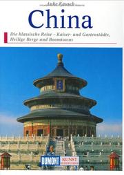 Cover of: China. Kunst - Reiseführer. by Anke Kausch, Anke Kausch