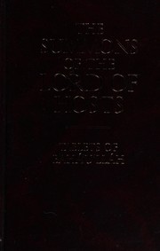 Cover of: The summons of the Lord of Hosts: tablets