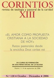 Cover of: Amor como propuesta cristiana a la sociedad de hoy by VV. AA.