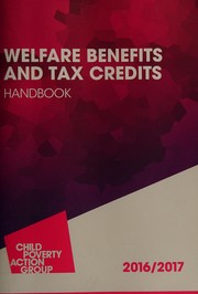 Welfare benefits and tax credits handbook by Mark Brough