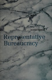 Cover of: Representative bureaucracy.
