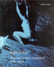 Cover of: Joan Jonas: performance video installation, 1968-2000