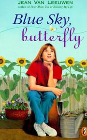 Cover of: Blue Sky, Butterfly (Puffin Novel) by Jean Van Leeuwen