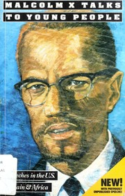 Cover of: Malcolm X talks to young people by Malcolm X
