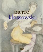 Cover of: Pierre Klossowski