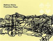 Cover of: Matthew Ritchie: Proposition Player