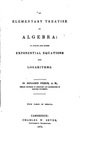 Cover of: Elementary Treatise on Algebra