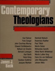 Cover of: Contemporary theologians