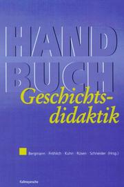 Cover of: Handbuch der Geschichtsdidaktik.