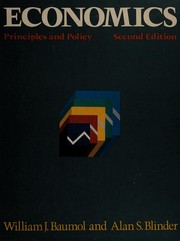 Cover of: Economics--principles and policy by William J. Baumol