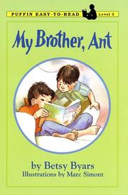 Cover of: My Brother, Ant by Betsy Cromer Byars