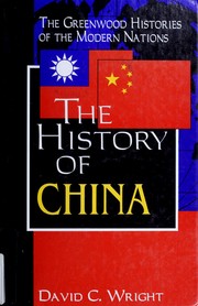 Cover of: The history of China