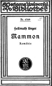 Cover of: Mammon by von Hellmuth Unger.