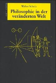 Cover of: Philosophie in der veränderten Welt by Schulz, Walter