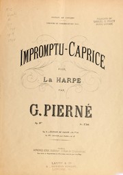 Cover of: Impromptu-caprice pour la harpe, op. 9ter by Gabriel Pierné