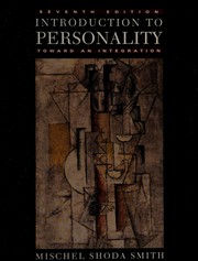 Cover of: Introduction to personality: toward an integration